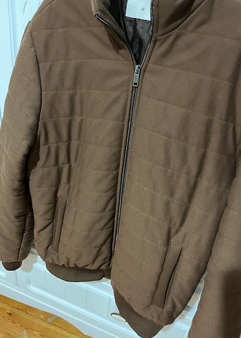 Kawel Kahverengi Süet Fermuarlı Erkek Ceket - Görsel 5