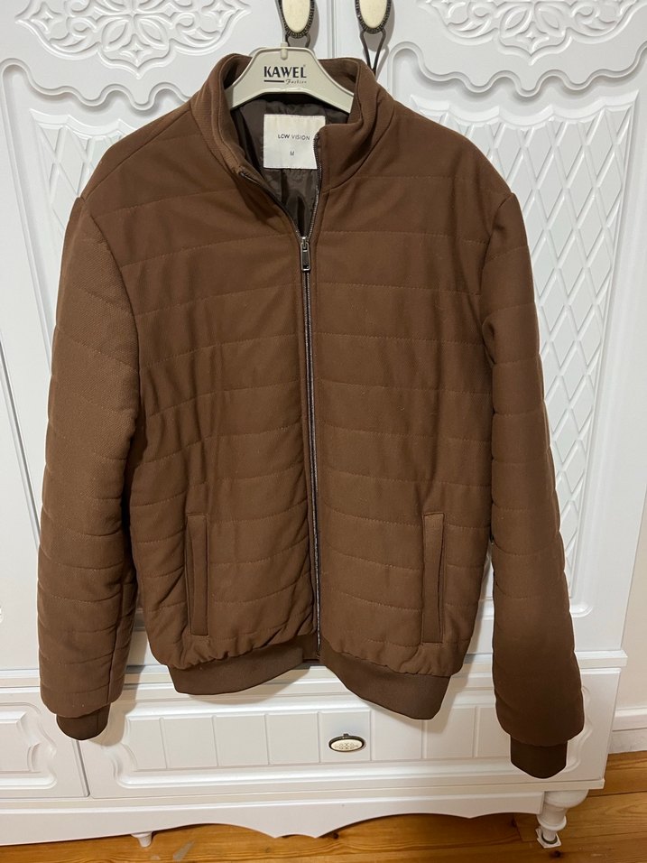 Kawel Kahverengi Süet Fermuarlı Erkek Ceket - Görsel 2