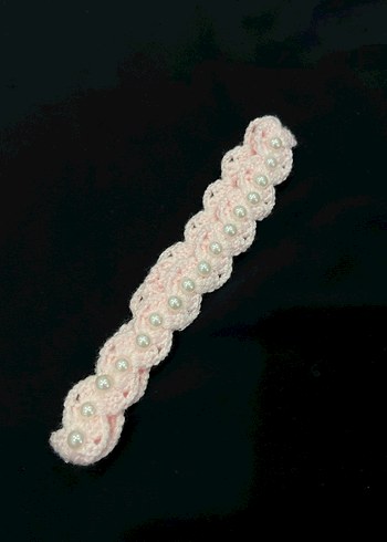 Kız Çocuk Pembe Triko Elbise Takımı - Görsel 10