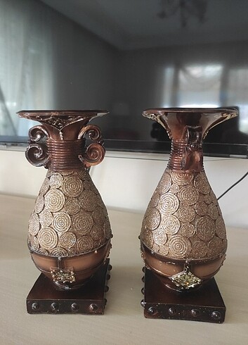 Ev Dekorasyon Ahşap Obje Set 2'li