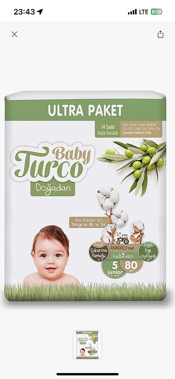 Baby turca bez