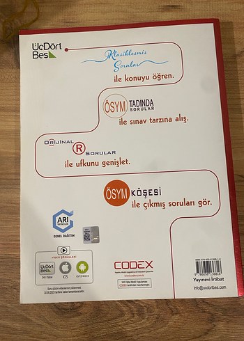 AYT Matematik Soru Bankası 345 üçdörtbeş