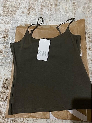 l Beden haki Renk Zara Crop