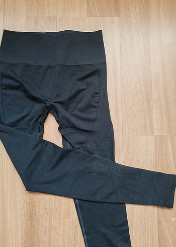 Kadın Siyah Midi Tayt - Alo - Görsel 2