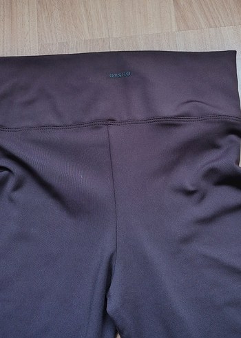 Düz kahverengi Kadın Tayt Midi Boy - Görsel 4