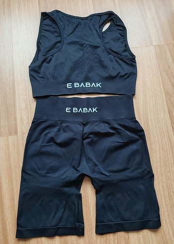 Siyah Kadın Mini Spor Takım - Görsel 6