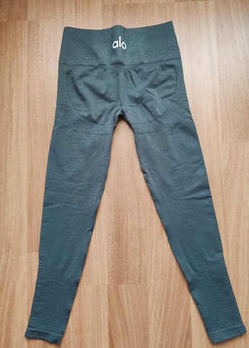 Kadın gri  Elastik Spor Tayt - Görsel 3