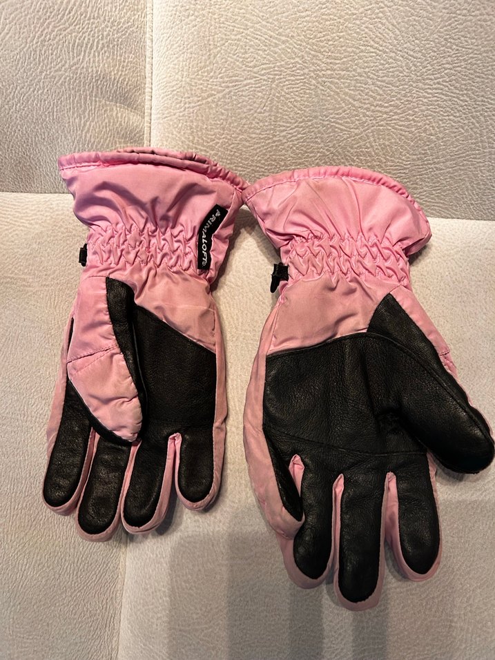 Fermuarlı Pembe Kız Çocuk Kayak Eldiveni  pembe olang marka - Görsel 4