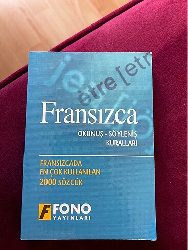 Fono fransızca okunuş söyleniş kuralları kitabı