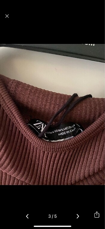 15-16 Yaş Beden Zara İnce Sweat