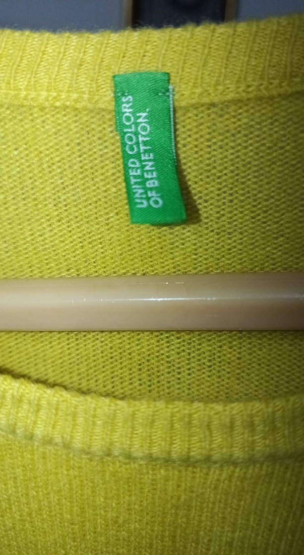 Sarı Kadın Uzun Kollu Basic Kazak - Görsel 4