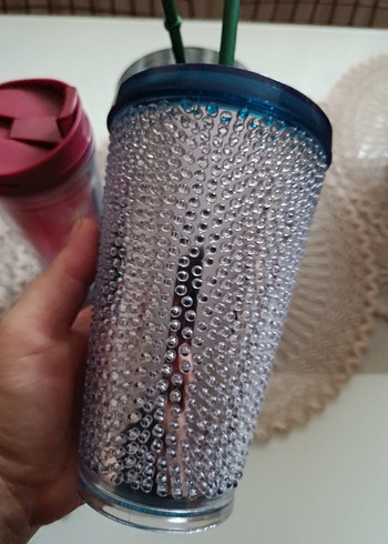 Starbucks Renkli Pipetli Termos Bardak - Görsel 7