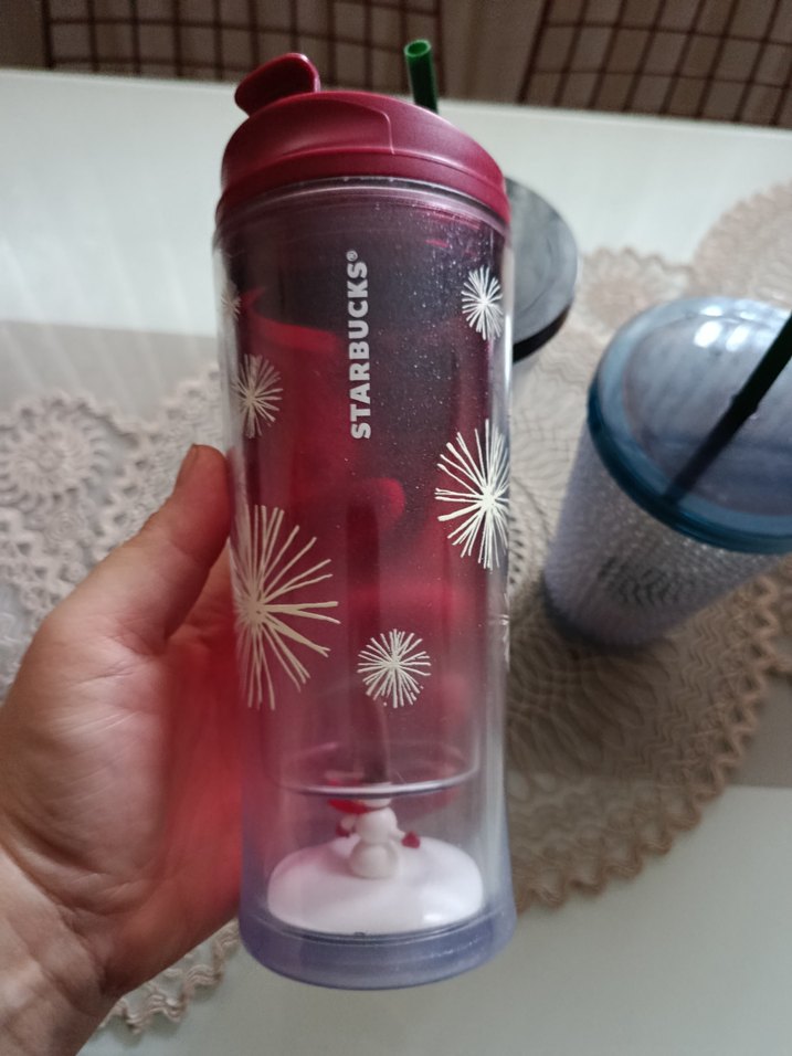 Starbucks Renkli Pipetli Termos Bardak - Görsel 3