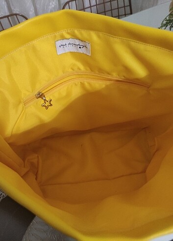 Tasarımcı Sarı bayan çanta 