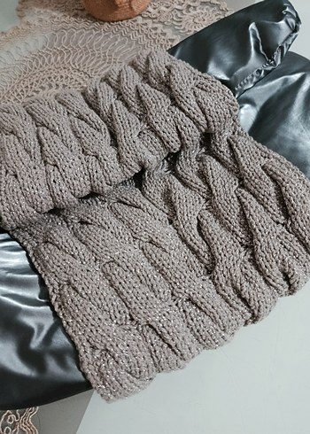 Gri simli ipli klaç çanta - Görsel 2