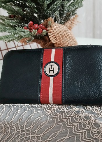 Deri Fermuarlı Siyah Nakışlı Kadın Cüzdan - Görsel 2