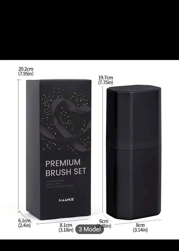 18 Parça Beyaz Saplı Premium Makyaj Fırça Seti - Görsel 5