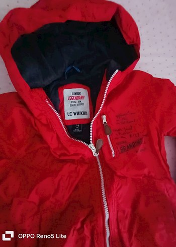 LC Waikiki Kırmızı Fermuarlı Erkek Çocuk Yağmurluk - Görsel 2