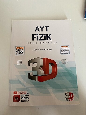 3D Yayınları AYT Fizik soru bankası