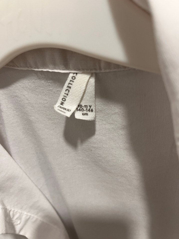 Beyaz Uzun Kollu Gömlek - Görsel 3