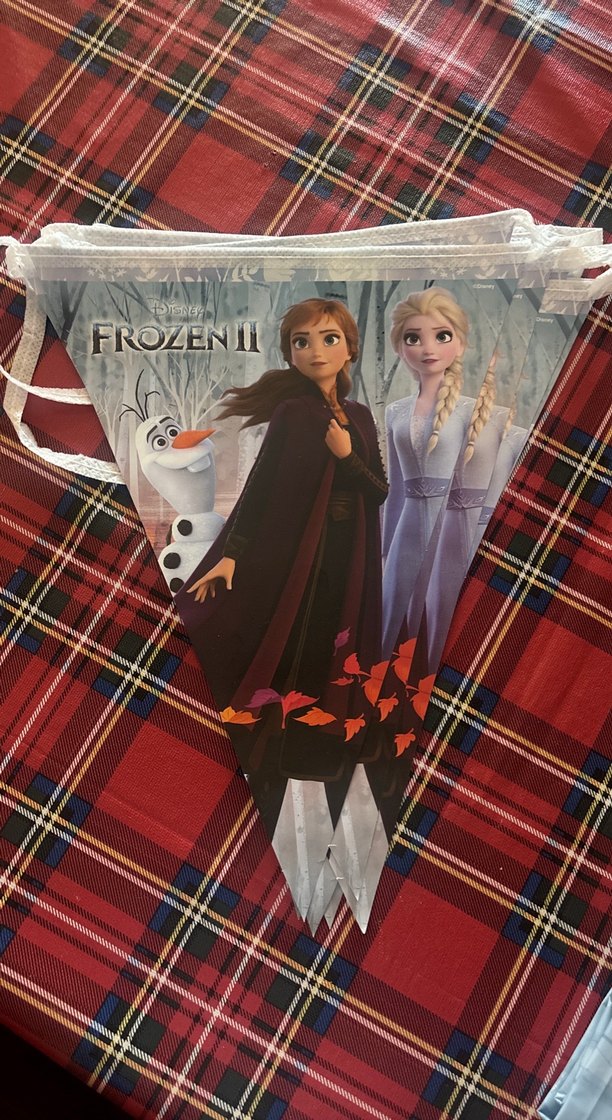 Frozen 2 Temalı Parti Tabakları ve süsleri - Görsel 2