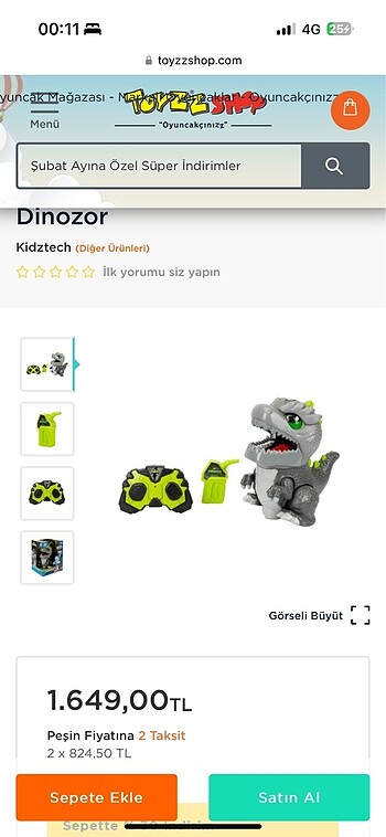 Kidztech dinozor