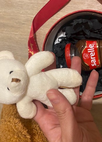 Diğer Kahverengi Peluş Ayıcık ve Hediye Kutusu