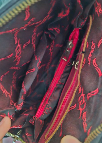 Siyah Deri Tokalı Kadın Çanta - Görsel 5