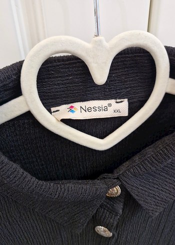 Kadın Siyah düğmeli bürümcük Takım - Görsel 7