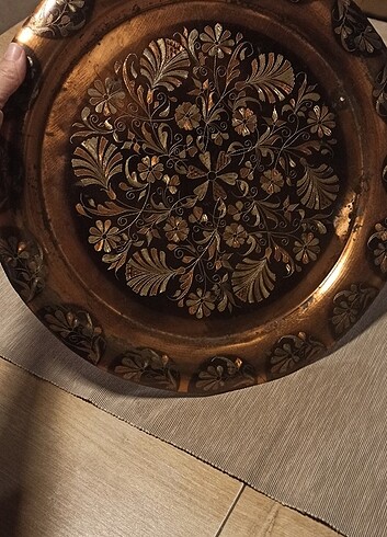 Tasarımcı Bakır duvar süsü 