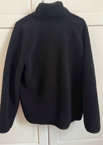 Siyah Peluş Kadın Günlük Ceket - Görsel 5