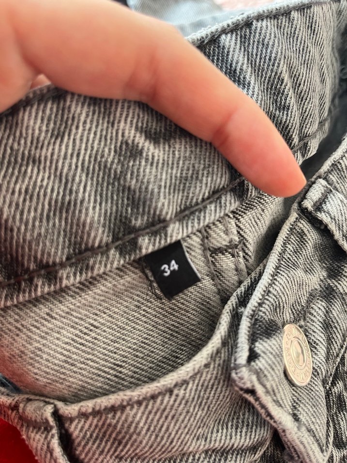 Gri jean - Görsel 2