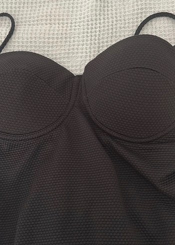 Diğer Siyah Strappy Kadın Mayo