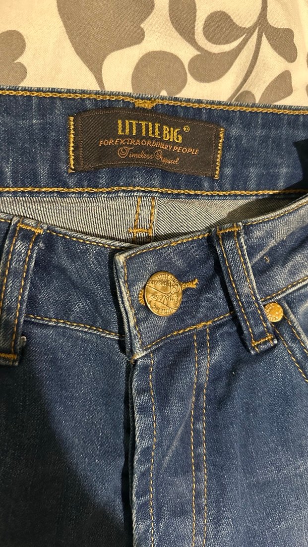 Kadın Lacivert Denim Normal Boy Kot Pantolon - Görsel 3