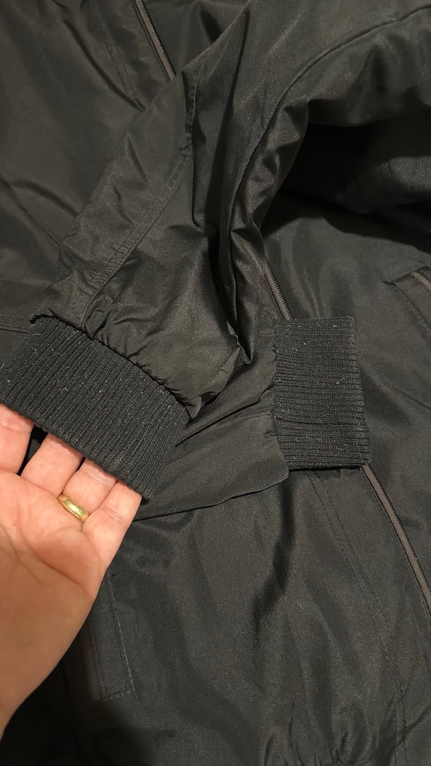 Siyah Fermuarlı Street Wear Erkek Mont - Görsel 5