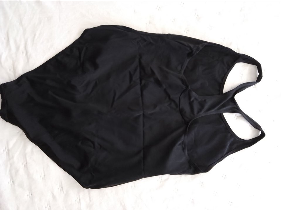 Siyah Spor Kesim Kadın Mayo - Görsel 4