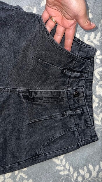 30 Beden siyah Renk Mom jean