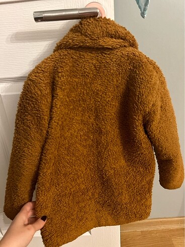 4 Yaş Beden camel Renk Zara peluş mont