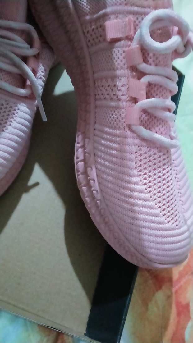 Pembe Bağcıklı Kadın Spor Ayakkabı - Görsel 4