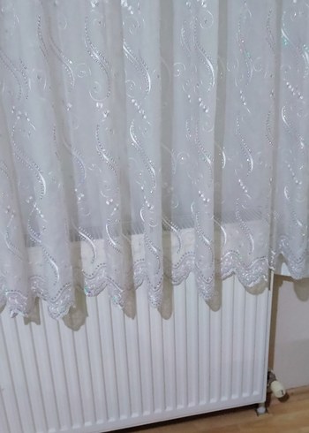 Beyaz Düz Desensiz Perde - Görsel 5