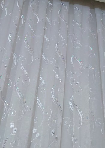 Beyaz Düz Desensiz Perde - Görsel 4