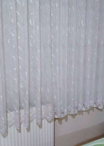 Beyaz Düz Desensiz Perde - Görsel 6