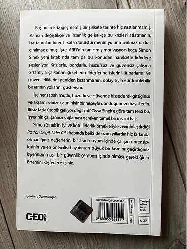  PATRON DEĞİL LİDER OL