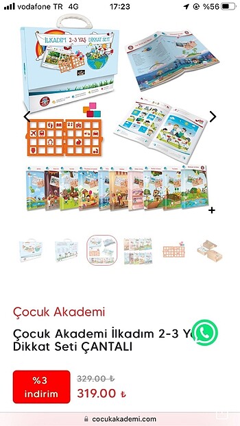 İlk adım dikkat seti