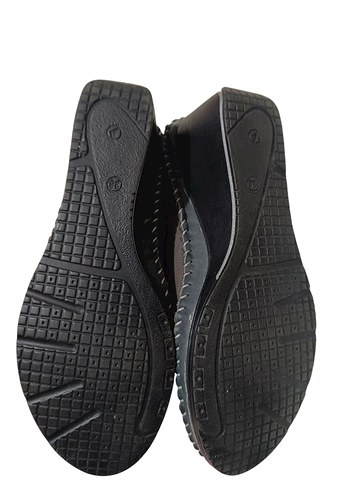 Sivri Topuklu Mavi Gri Yılan Desenli Kadın Oxford - Görsel 3