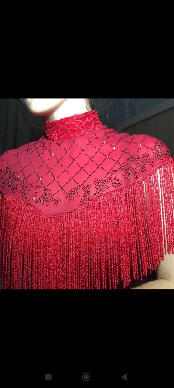 Kırmızı Dantel Detaylı Mini Abiye Elbise - Görsel 2