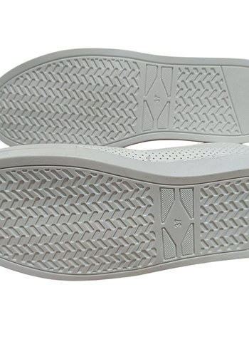 Beyaz Minimalist Kadın  Babet - Görsel 4