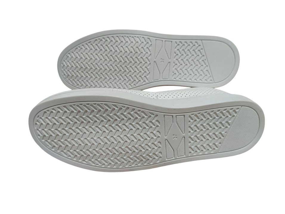 Beyaz Minimalist Kadın  Babet - Görsel 4