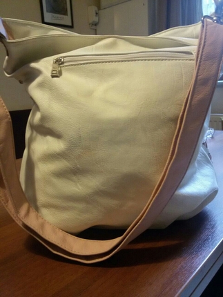 Diğer pembe beyaz çanta