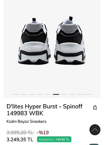 40 Beden Skechers D'lites Hyper Burst